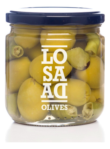 Aceituna Losada Gordal Sin Hueso De Sevilla España 345g