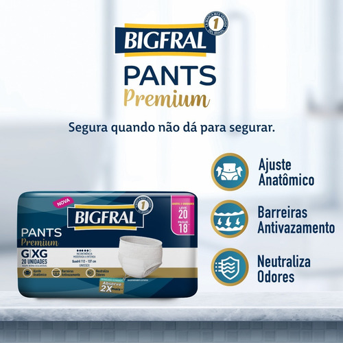 Imagem 3 de 5 de Roupa Íntima Descartável Bigfral G/xg - Leve 20 Pague 18