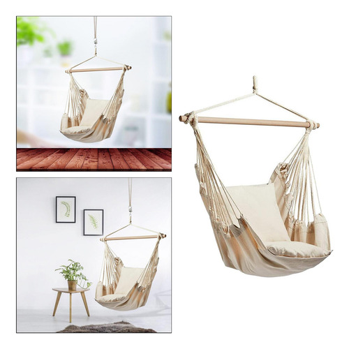 Hamaca Silla Colgante Cuerda Columpio Silla Extra Grande