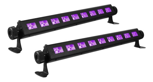 Pack X2 Luces Para Fiesta Fluor Ultravioleta Luz Uv Barra