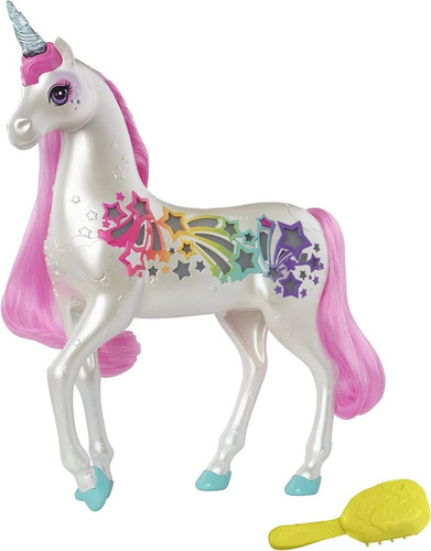 Barbie Fantasía Unicornio Brillante Con Luces Y Sonidos