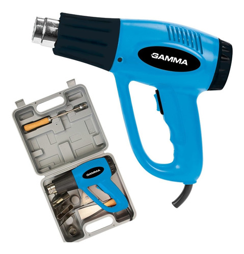 Pistola De Calor En Kit 2000w 300º/550ºc + Accesorios Gamma