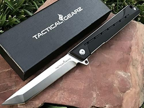 Tactical Gearz G10 - Cuchillo De Bolsillo Tg Nyx, Mango G10,