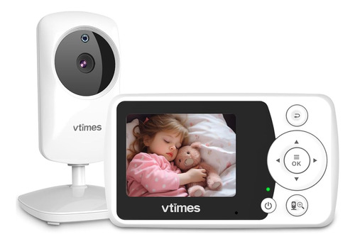 Vtimes Baby Monitor Con Cámara Y Audio, Video Baby Monitor S