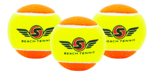 Bola De Beach Tennis S Original Sexy Pack Com 3 Bolas