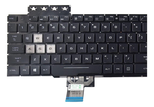 Teclado De Repuesto Compatible Con Asus Tuf Gaming Fx505 ...