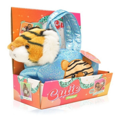 Imagen 1 de 8 de Peluche Animalito En Cartera Coleccion Cutie Jlt Iksur Ikpel