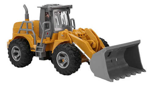 Excavadora A Control Remoto Juguete Para Niños Color Amarillo