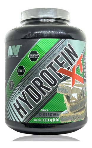 Hydrotein Xt Sabor Choco Brownie 4 Lbs Advance Nutrition.