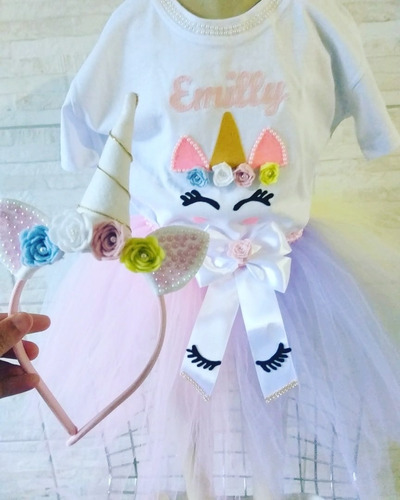 roupa unicornio 1 ano