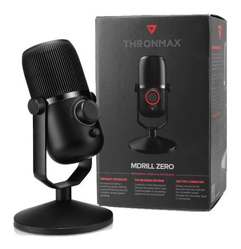 Thronmax Mdrill Zero (m4) - Micrófono Condensador Gamer Color Negro