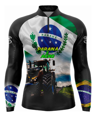 Camisa Camisetas Agro Uv Agricultura Trator Gll-40ac