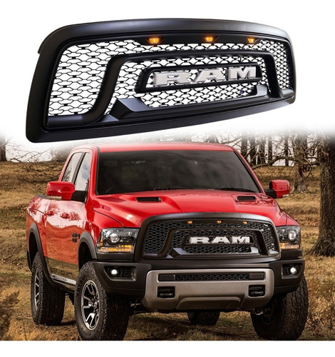 Parrilla Letra Off Road Dodge Ram 1500 2012 Tipo Rebel