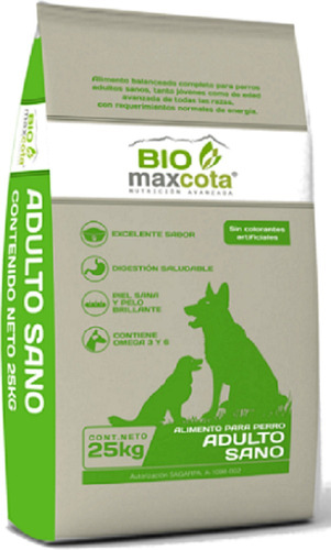 Alimento Biomaxcota  Sano para perro adulto todos los tamaños sabor mix en bolsa de 25kg