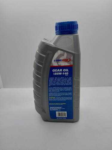 Imagen 2 de 2 de Aceite Transmisión 85w140 Oil Lubrikon