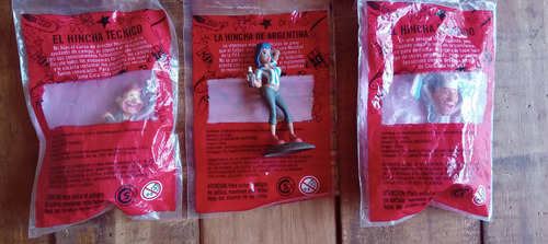Muñecos Colección Mini Hincha Coca Cola (completos) 7unid. (Usado)