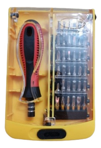 Estuche 36 En 1 Jgo De Destornilladores Mini Puntas Portatil