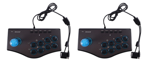 2 Joystick Usb Arcade Game Rocker Controller Para Ps2/pc/an