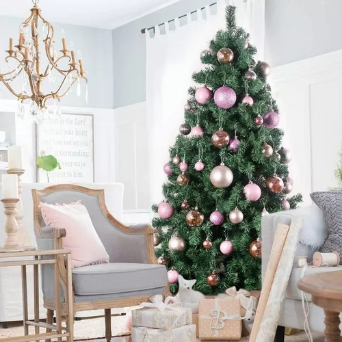 Juego De Esferas De 100 Piezas Para Decoración Navideña De E