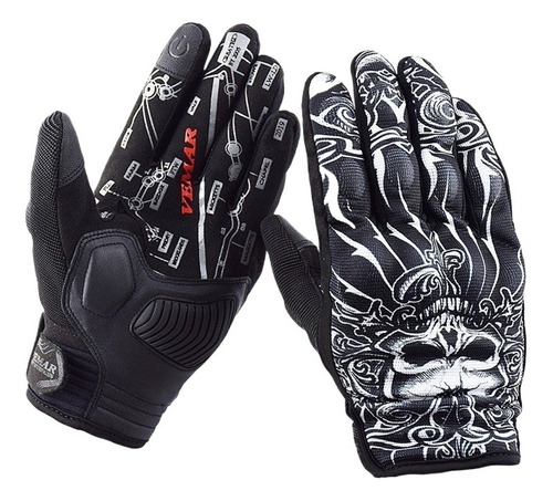 Guantes De Moto Hombres Guantes De Calavera A Prueba De Golp