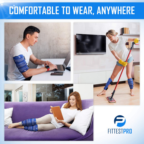 Ice Packs Fittest Pro Shin Splint, Terapia De Frío Y Calor (