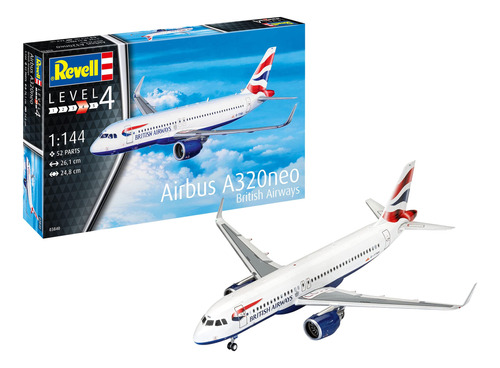Revell 03840 Airbus A320neo, Kit De Modelo De Plastico A Esc