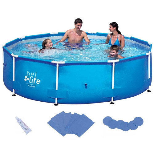 Piscina Armação 5000 Litros C/ Kit Reparo 510000 Belfix