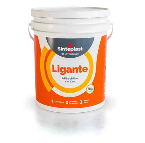 Imagen 1 de 10 de Aditivo Vinilico Ligante 20 Kg Sinteplast Mayor Adherencia