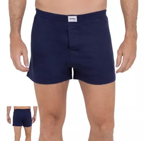 Kit 2 Short Tipo Pijama Cueca Samba Canção Algodão P Ao Gg