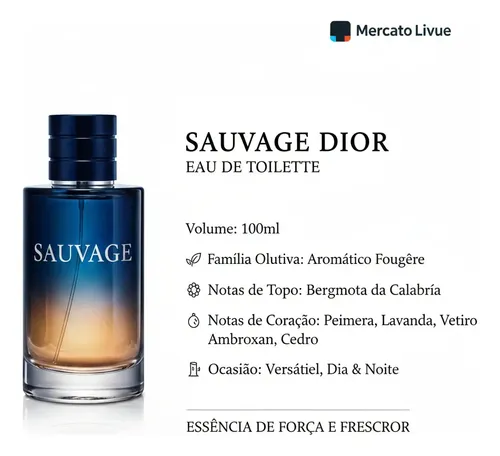 Sauvage Dior Eau De Toilette 100ml | Parcelamento sem juros