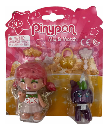 Pinypon Muñeca Con Mascotas Original 