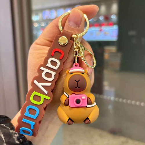 12 Llaveros De Capibara Al Por Mayor, Linda Amistad A La Mod