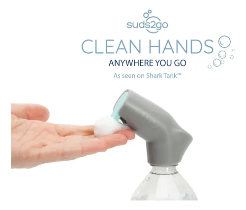 Suds2go Tapas Recargables, Paquete De 2, Ajuste Universal Q.