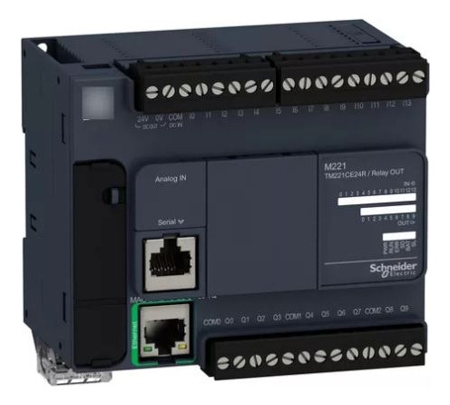 Plc Schneider Electric Modelo Tm221ce24r (Usado)