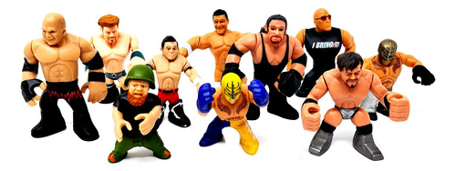 Wrestler Wrestling Royal Rumble - Juego De 10 Figuras Aleat.