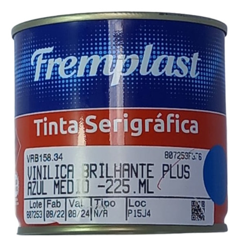 Tinta Para Vinilica Brilhante Plus 225ml Fremplast