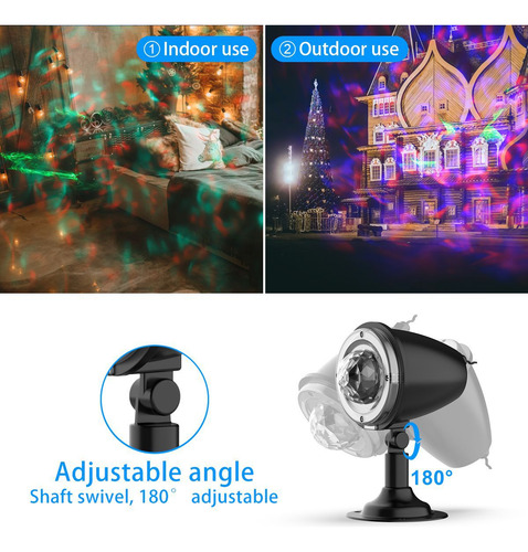 Proyector Luces Led Navidad Dia Muertos Cumpleaños Hallowen