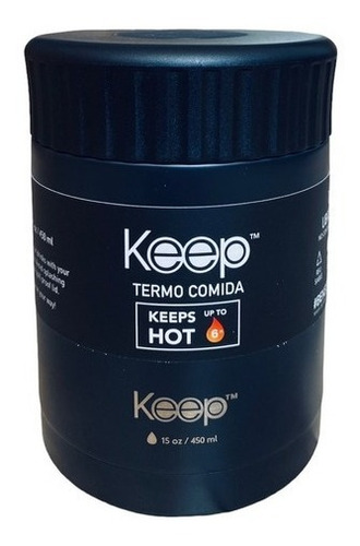 Termo Recipiente Para Comida 450ml Keep Frio Caliente Acero