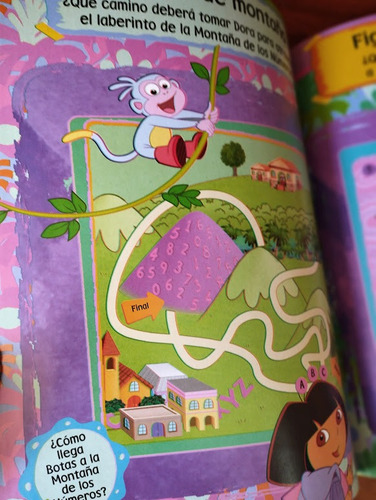 Cuento 3d Dora La Exploradora. Libro, Lentes 3d Y Stickers