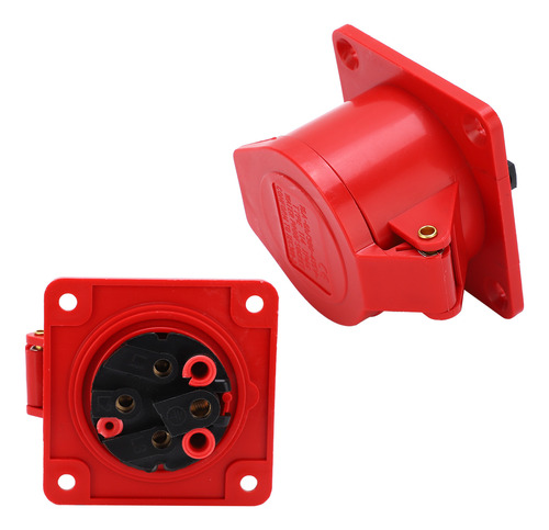 Enchufe De 4 Pines, 16a, Industrial, Trifásico, Ip44, A Prue