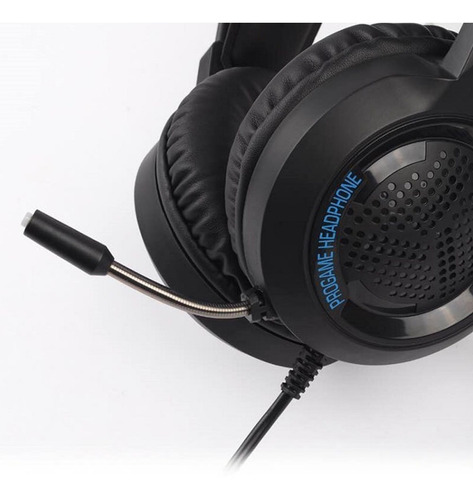 Imagen 5 de 6 de Diadema Gamer V2000 Rgb Súper Bajos