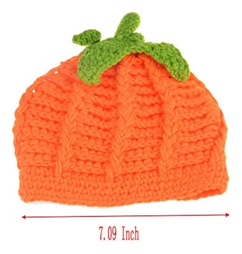 Gorro De Calabaza De Ganchillo Para Bebé
