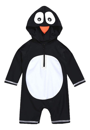 Bañador Infantil Surblue Con Diseño De Pingüinos