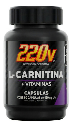 Solanum 220v L-carnitina + Vitaminas 60 Caps Sfn Sabor Sin sabor