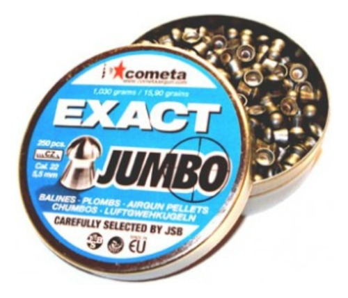 Balines Jsb Exact Jumbo Cal 5,5 Mm 15.89 Grains 1,03 X 250 U