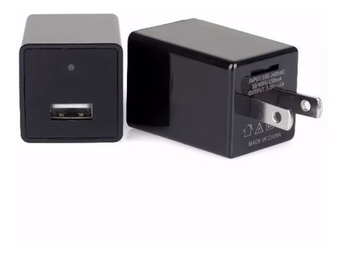 Imagen 4 de 10 de Camara Espia Cargador Usb Wifi P2p Ip Fullhd 1080p Max 32gb Video 24/7 App Android Y iPhone De Gogo Electronics