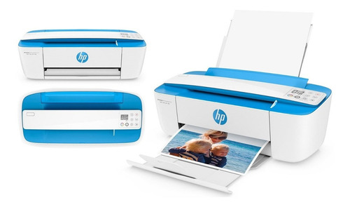 Impresora Hp Deskjet Ink Advantage 3775 Todo En Uno Wifi Usb Color Blanco/Azul