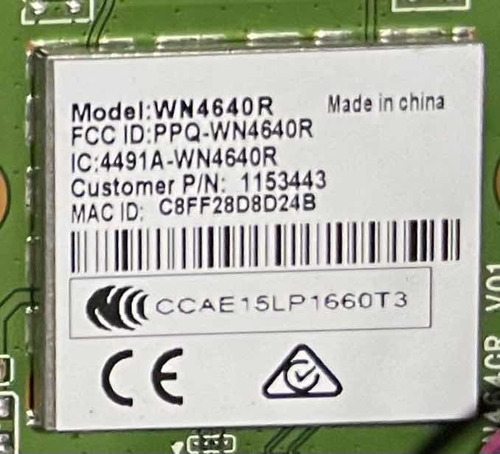 Imagen 2 de 3 de Wn4640r Botonera Y Accesorios Sharp Lc-60n5100u