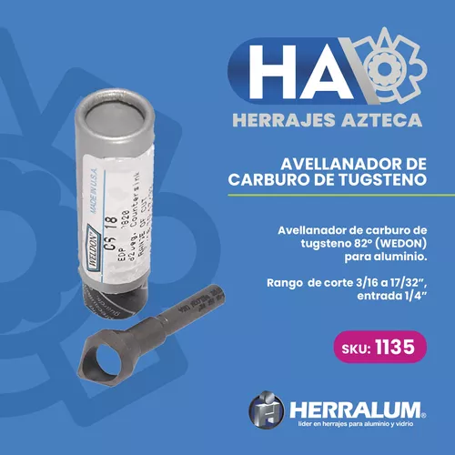 AVELLANADOR DE CARBURO DE TUGSTENO 1135