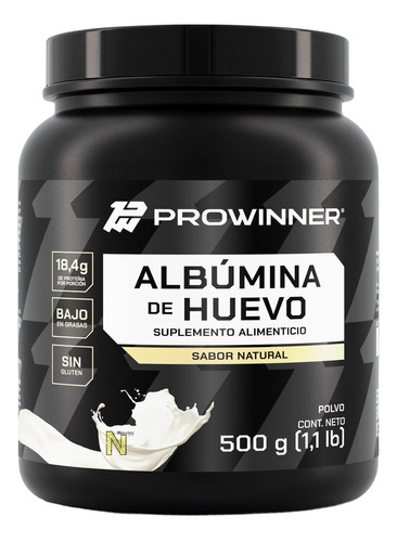 Albumina De Huevo (natural 500 Gr) Prowinner